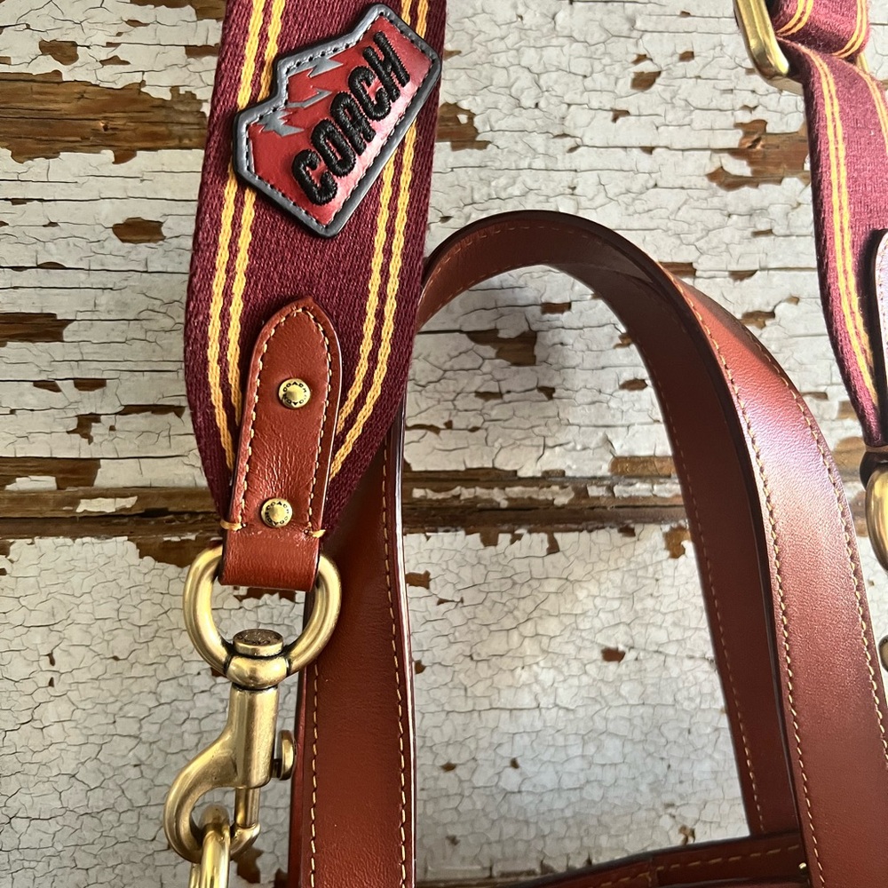 Coach Field Tote Signature Jacquard Canvas with Matching Wallet - Picture 5 of 15